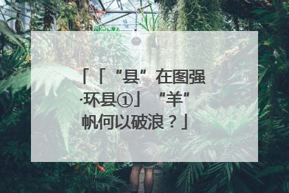 「“县”在图强·环县①」“羊”帆何以破浪？