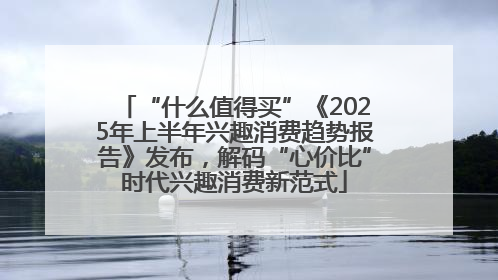 “什么值得买”《2025年上半年兴趣消费趋势报告》发布，解码“心价比”时代兴趣消费新范式