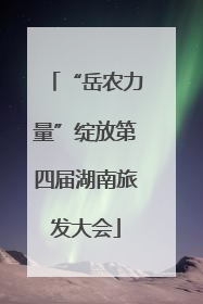 “岳农力量”绽放第四届湖南旅发大会