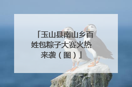 玉山县南山乡百姓包粽子大赛火热来袭（图）