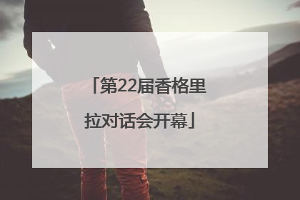 第22届香格里拉对话会开幕