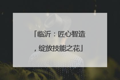 临沂:匠心智造,绽放技能之花