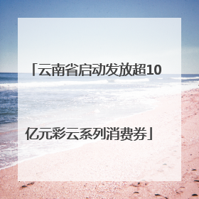 云南省启动发放超10亿元彩云系列消费券