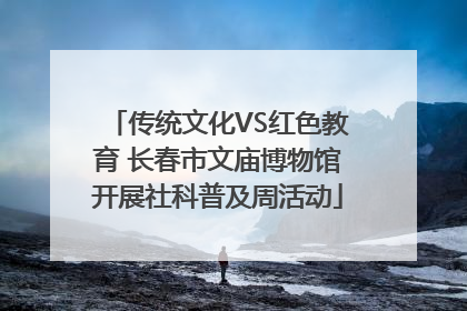 传统文化VS红色教育 长春市文庙博物馆开展社科普及周活动