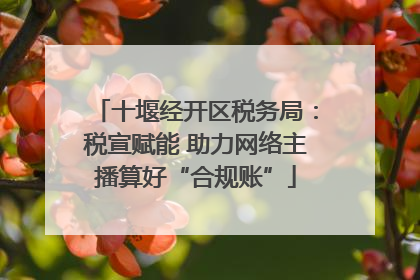 十堰经开区税务局：税宣赋能 助力网络主播算好“合规账”