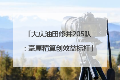 大庆油田修井205队：毫厘精算创效益标杆