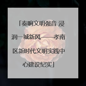 奏响文明强音 浸润一城新风——孝南区新时代文明实践中心建设纪实