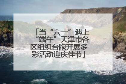 当“六一”遇上“端午”天津市各区组织台胞开展多彩活动迎庆佳节