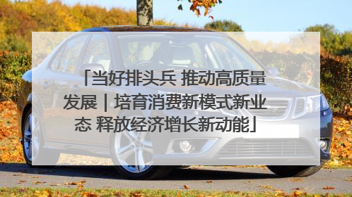 当好排头兵 推动高质量发展｜培育消费新模式新业态 释放经济增长新动能