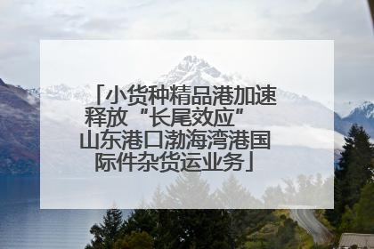 小货种精品港加速释放“长尾效应” 山东港口渤海湾港国际件杂货运业务