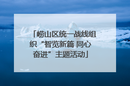 崂山区统一战线组织“智览新篇 同心奋进”主题活动