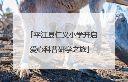 平江县仁义小学开启爱心科普研学之旅