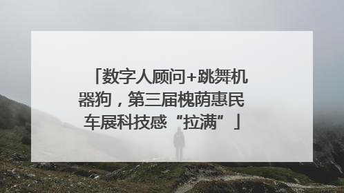 数字人顾问+跳舞机器狗，第三届槐荫惠民车展科技感“拉满”
