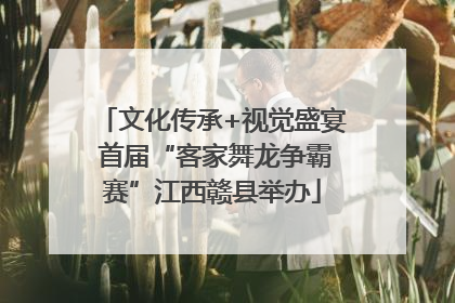 文化传承+视觉盛宴 首届“客家舞龙争霸赛”江西赣县举办