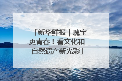 新华鲜报｜瑰宝更青春！看文化和自然遗产新光彩