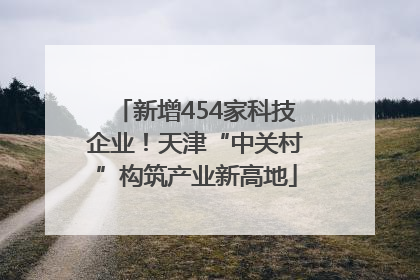 新增454家科技企业！天津“中关村”构筑产业新高地