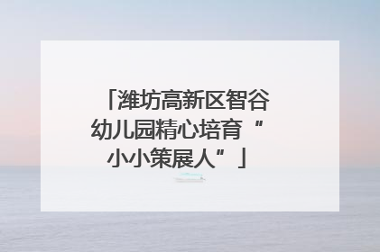 潍坊高新区智谷幼儿园精心培育“小小策展人”