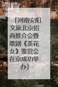 河南安阳文旅北京招商推介会暨歌剧《茶花女》鉴赏会在京成功举办