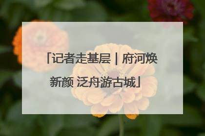 记者走基层｜府河焕新颜 泛舟游古城