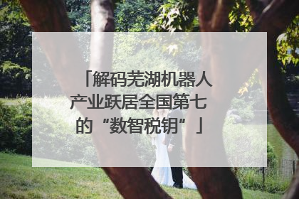 解码芜湖机器人产业跃居全国第七的“数智税钥”