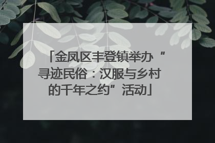 金凤区丰登镇举办“寻迹民俗：汉服与乡村的千年之约”活动