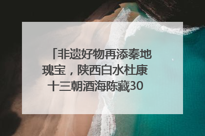 非遗好物再添秦地瑰宝，陕西白水杜康十三朝酒海陈藏30年别具一格