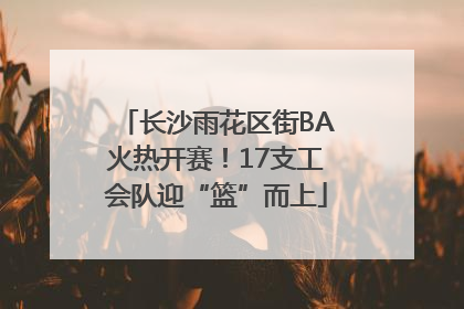 长沙雨花区街BA火热开赛！17支工会队迎“篮”而上