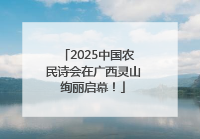 2025中国农民诗会在广西灵山绚丽启幕！
